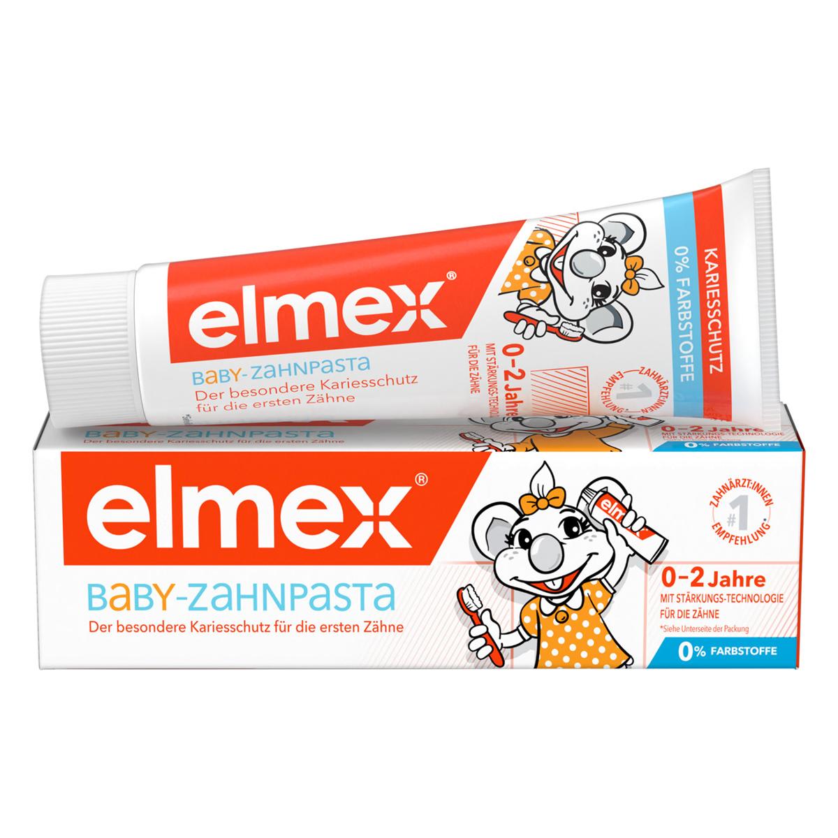 elmex® Baby-Zahnpasta - Tuben 12 x 50 ml