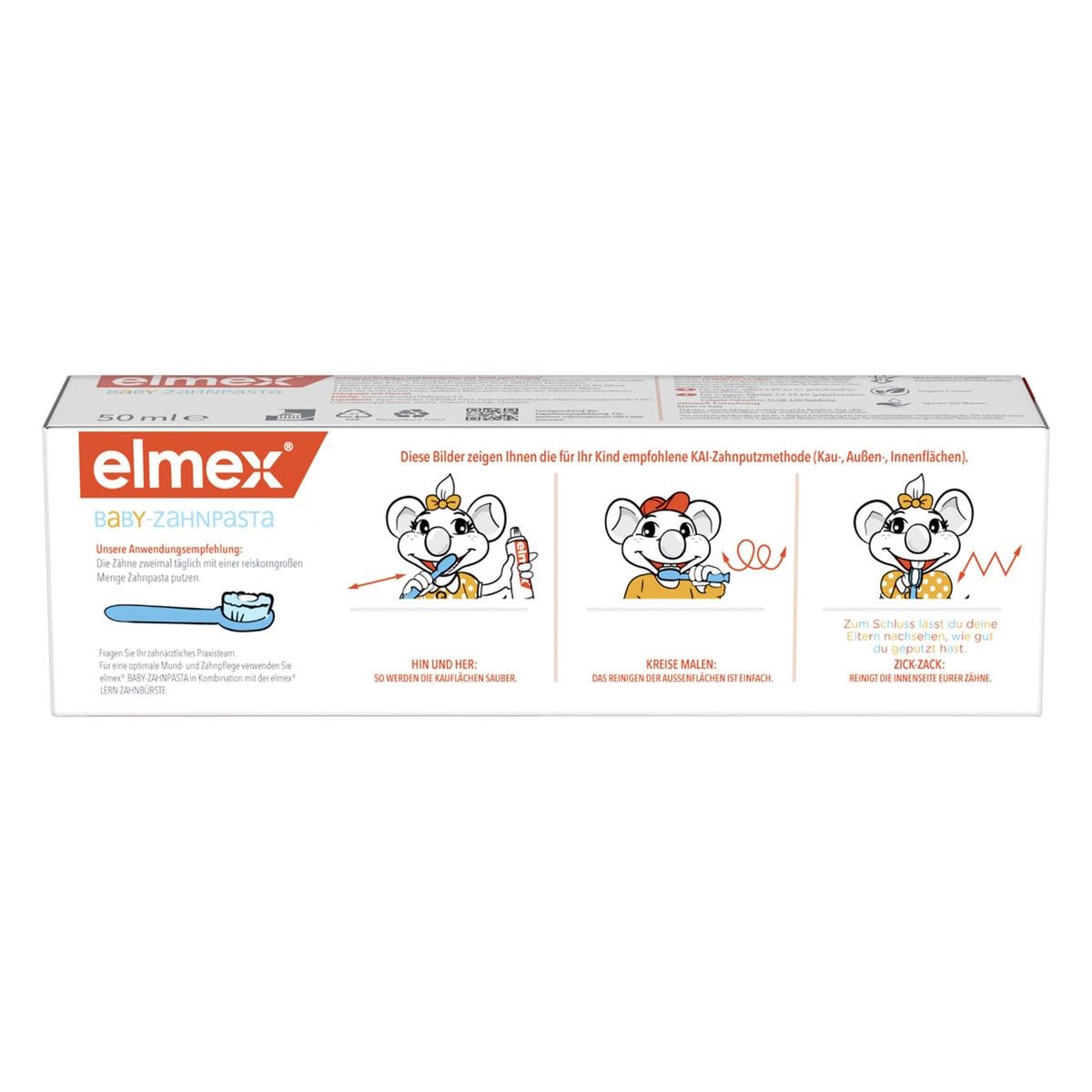 elmex® Baby-Zahnpasta - Tuben 12 x 50 ml