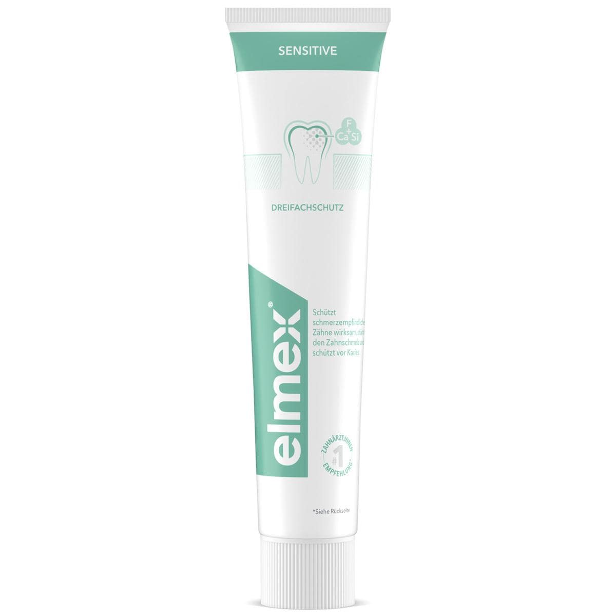 elmex® SENSITIVE Zahnpasta - Tube 75 ml