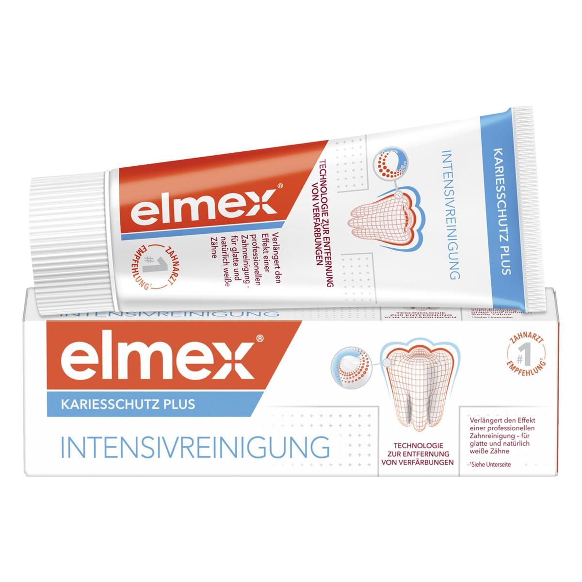 elmex® INTENSIVREINIGUNG Zahnpasta - Tube 50 ml