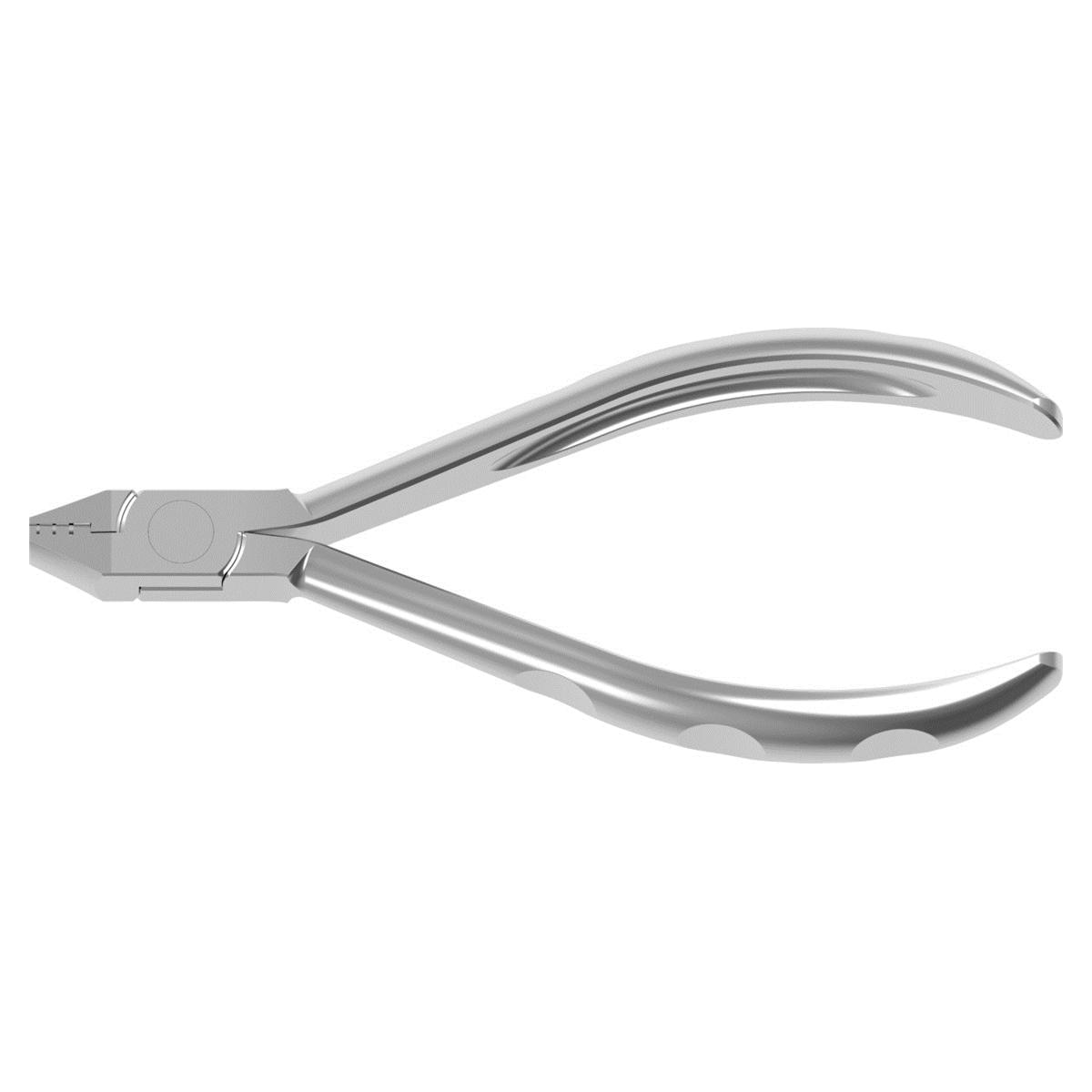 Hollow Chop Bogenzange de la Rosa mit Rillen - Ø 0,7 mm