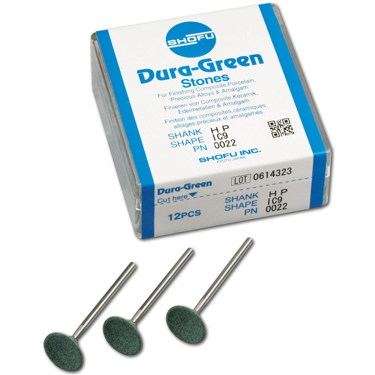 Dura-Green® Schaft H - Figur IC9, ISO 135, Packung 72 Stück
