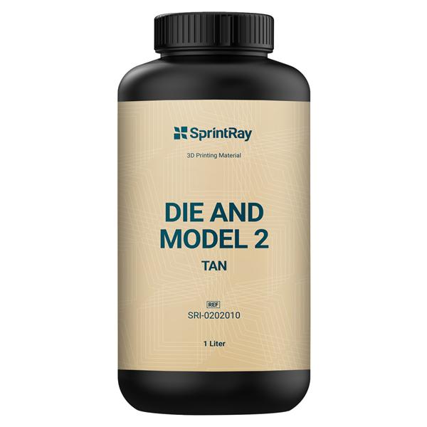 SprintRay Die and Model 2 - Tan, Flasche 1 Liter