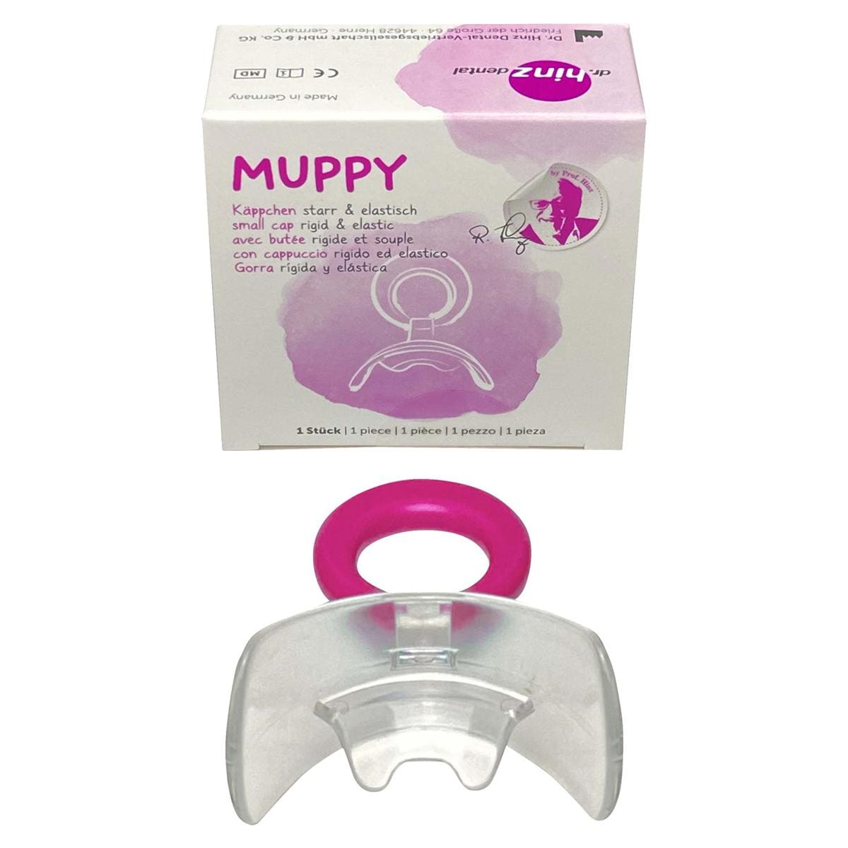 Muppy® Käppchen - Größe I, klein (Ring, beere) für das Milchgebiss