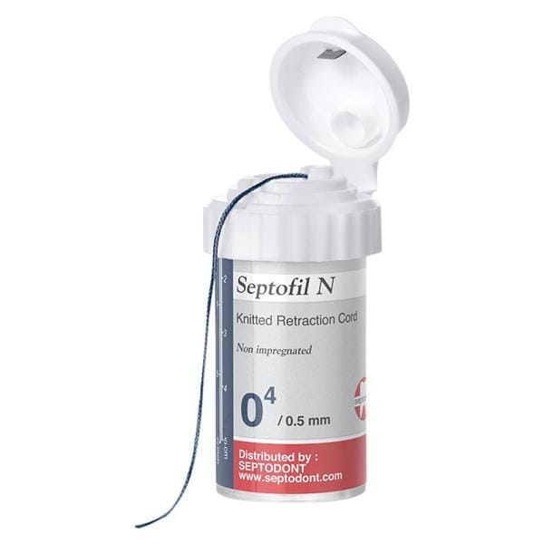 Septofil N - Ø 0,5 mm, dunkelblau, extra-dünn, Flasche 2,5 m