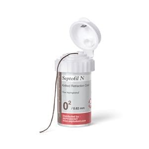 Septofil N - Ø 0,82 mm, braun, mittel, Flasche 2,5 m