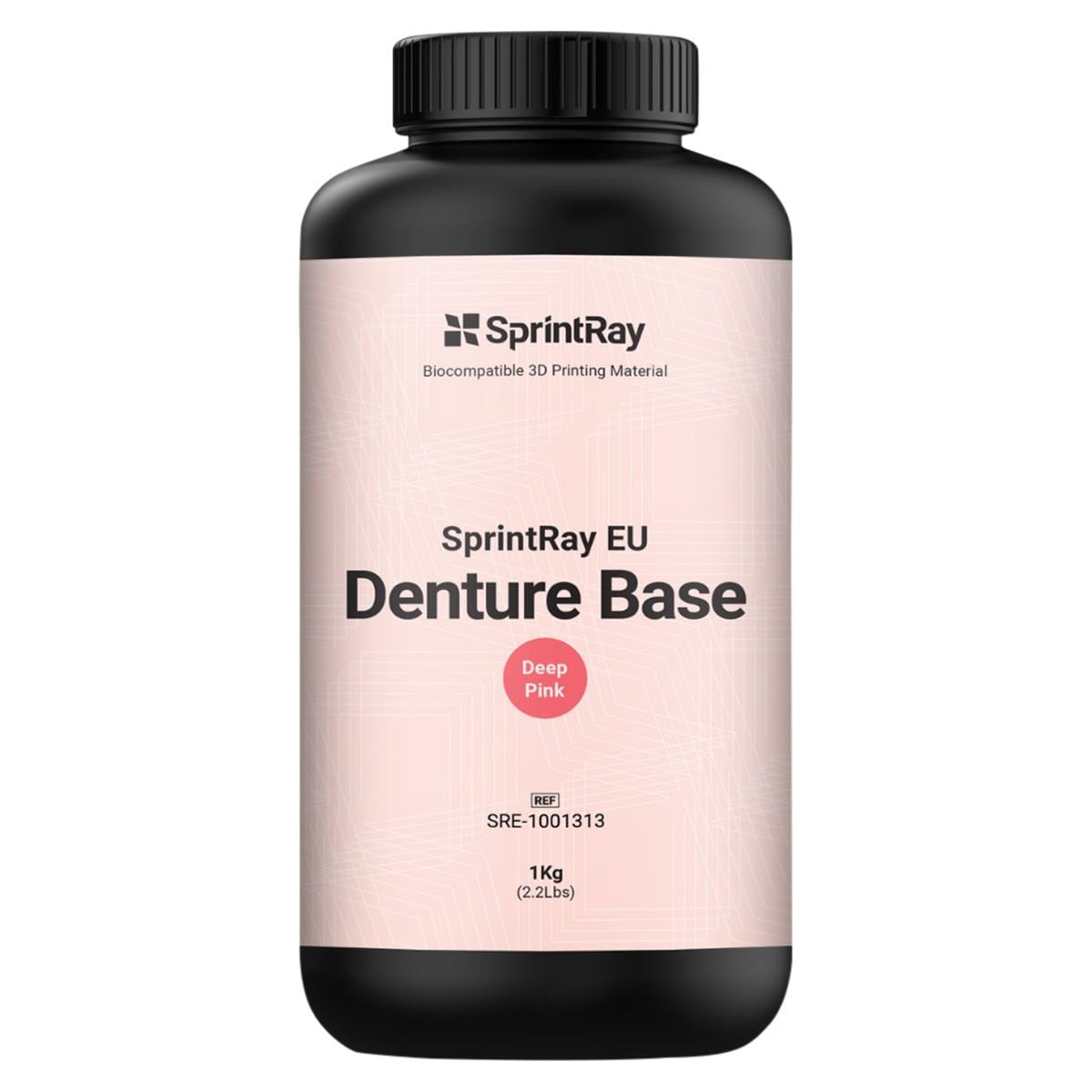 SprintRay EU Denture Base - Deep Pink, Flasche 1 Liter