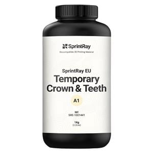 SprintRay EU Temporary Crown & Tooth - A1, Flasche 1 Liter