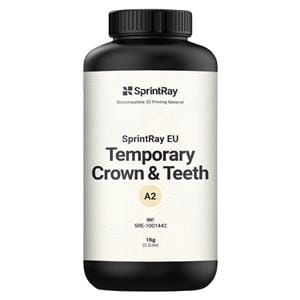 SprintRay EU Temporary Crown & Tooth - A2, Flasche 1 Liter