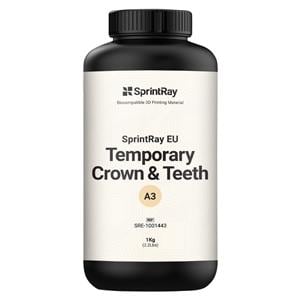 SprintRay EU Temporary Crown & Tooth - A3, Flasche 1 Liter