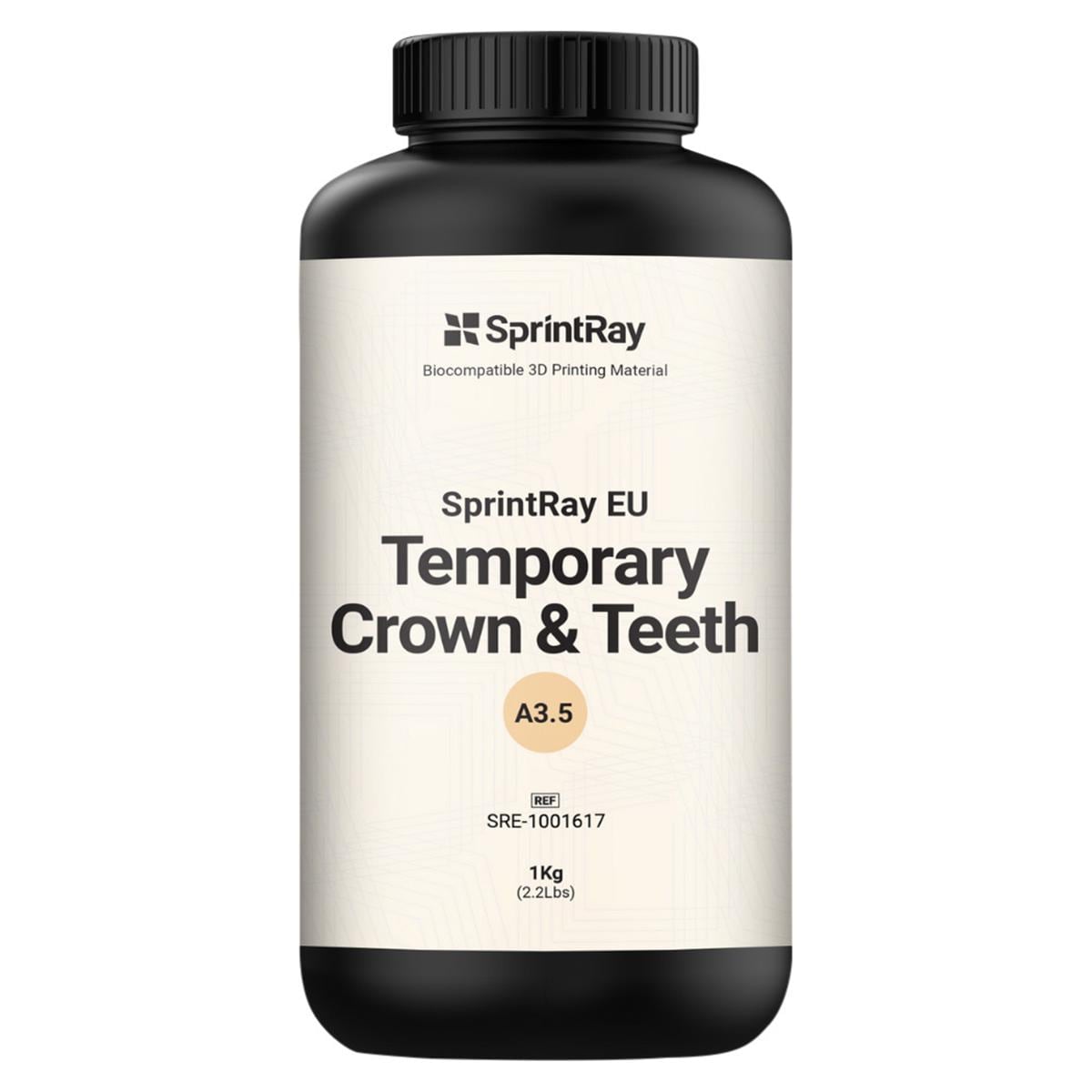 SprintRay EU Temporary Crown & Tooth - A3.5, Flasche 1 Liter