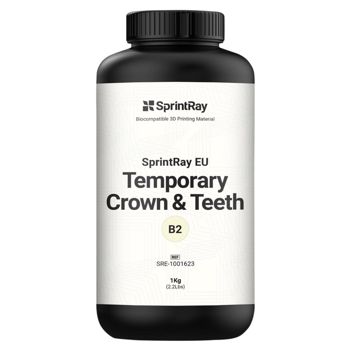 SprintRay EU Temporary Crown & Tooth - B2, Flasche 1 Liter