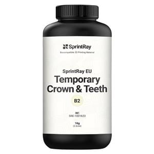 SprintRay EU Temporary Crown & Tooth - B2, Flasche 1 Liter