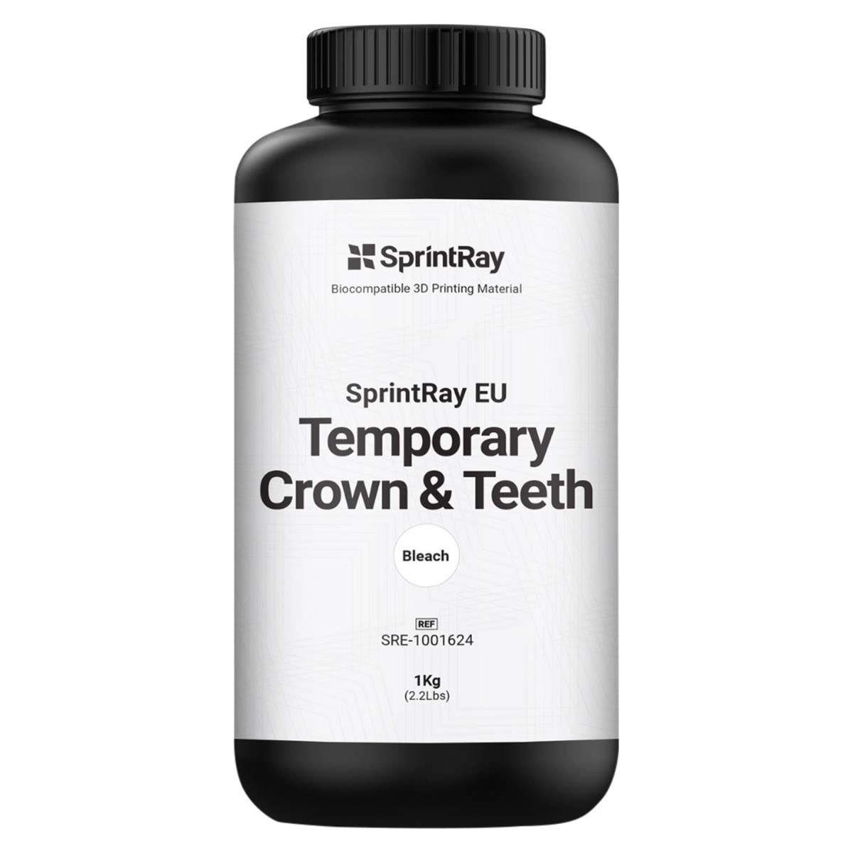 SprintRay EU Temporary Crown & Tooth - Bleach, Flasche 1 Liter
