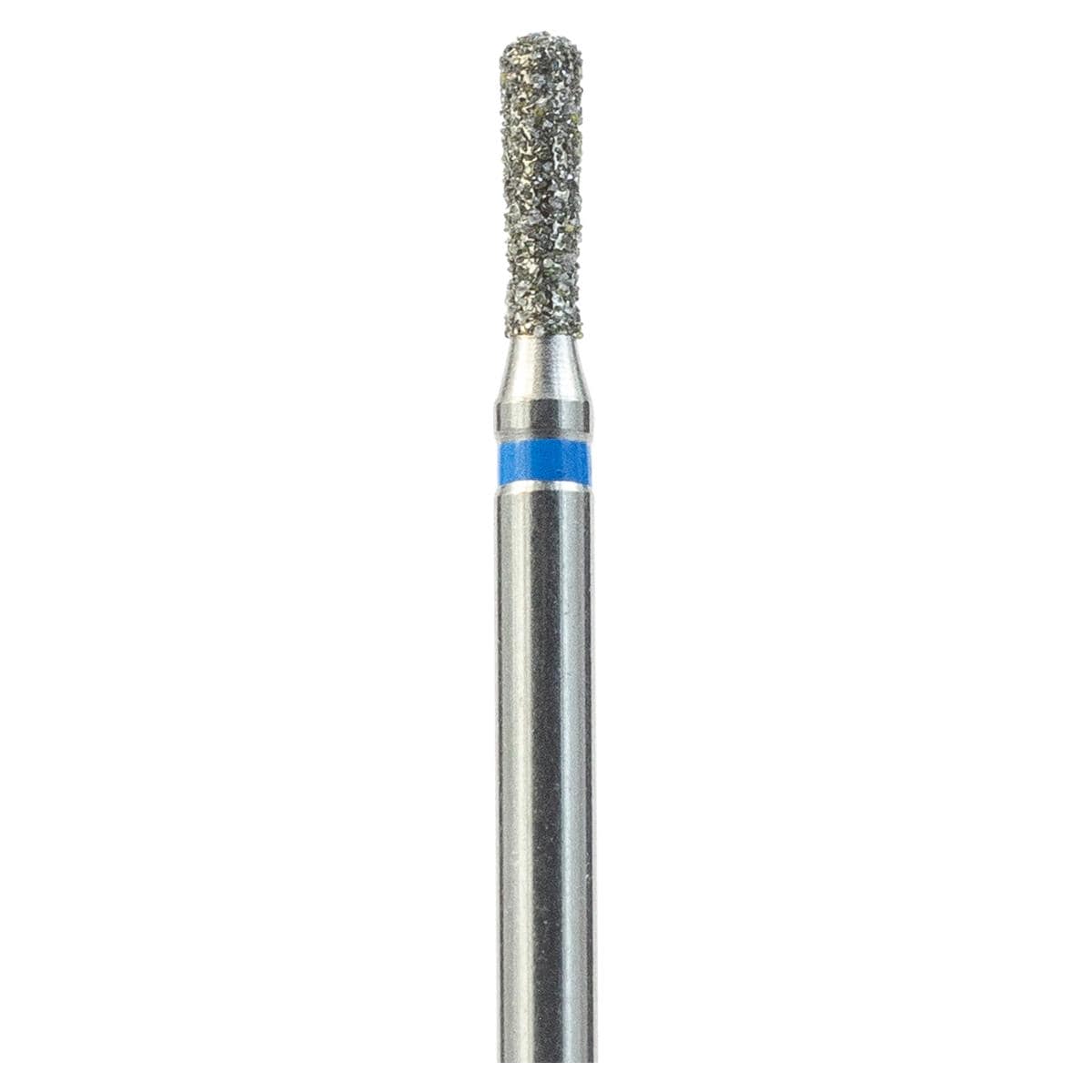 FG-Diamant Ultimate R-D, Birne, Form 830L - ISO 014, mittel (blau), Kopflänge 4 mm, Packung 5 Stück