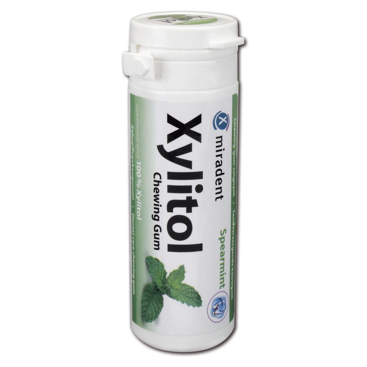 Xylitol Chewing Gum - Dose - Spearmint, Dose 30 Stück