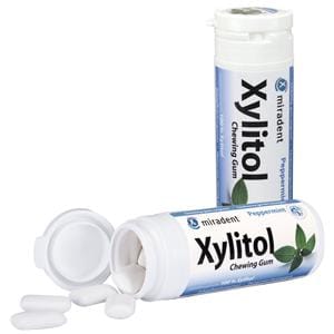 Xylitol Chewing Gum - Dose - Pfefferminze, Dose 30 Stück