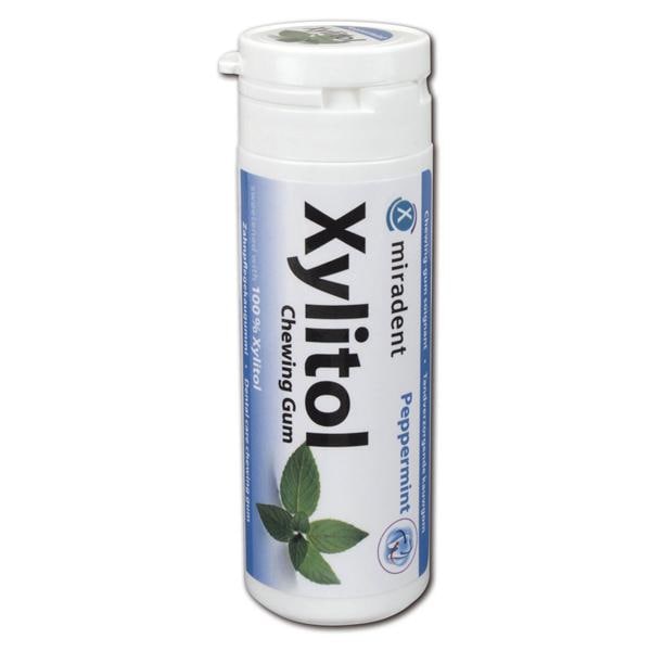 Xylitol Chewing Gum - Dose - Pfefferminze, Dose 30 Stück