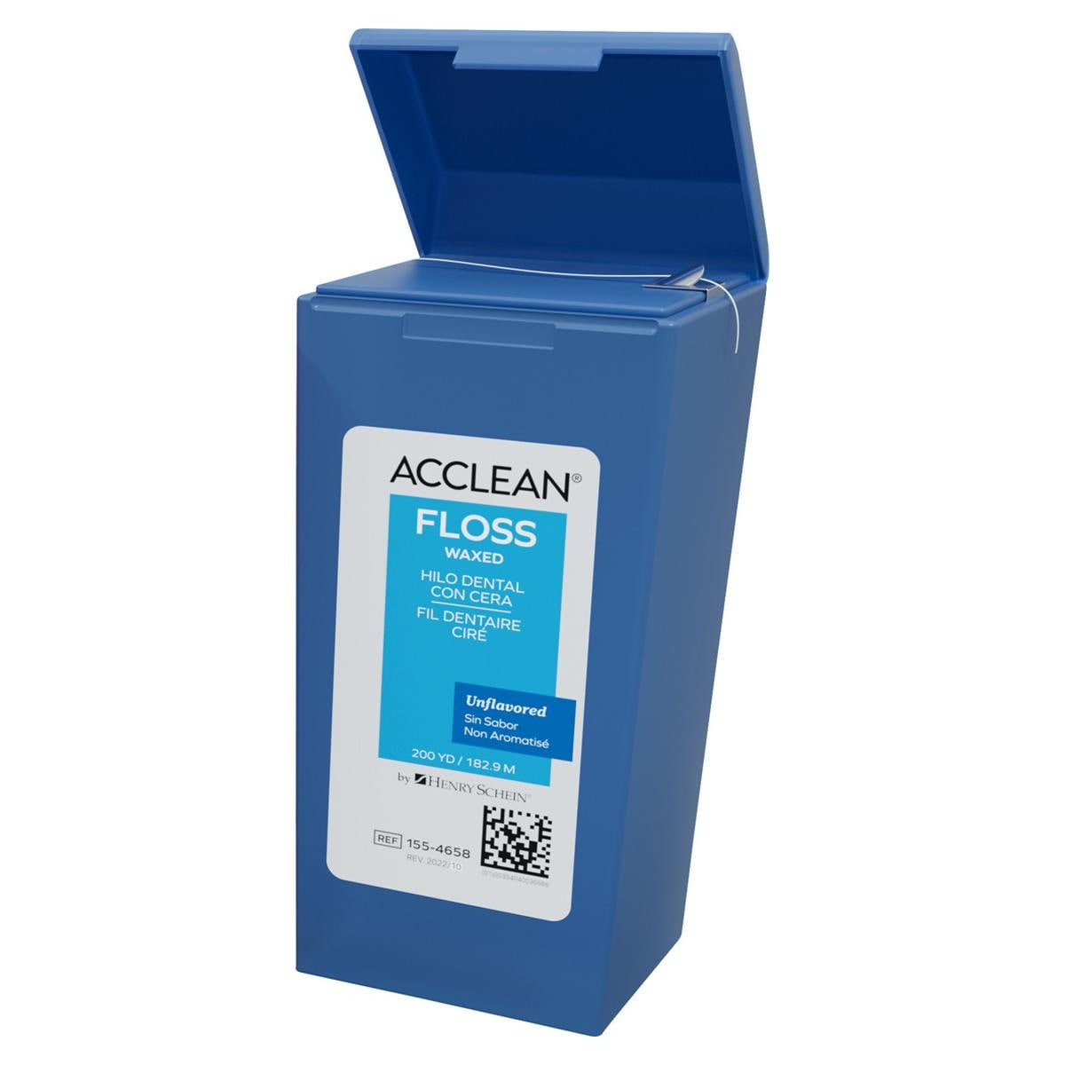 HS-Acclean® Dental Floss - Spenderbox - Zahnseide gewachst, Spender 182 m