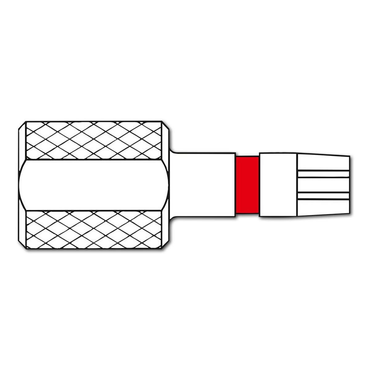 Rotex®, Steckschlüssel - Groß, rot, für Anker Größe 3