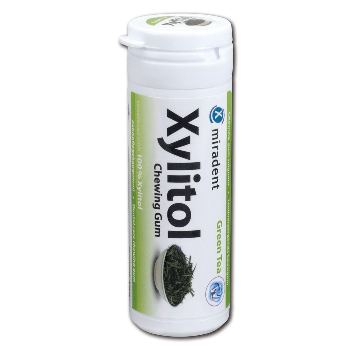 Xylitol Chewing Gum - Dose - Grüner Tee, Dose 30 Stück