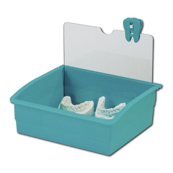 Dentalarbeitsschale 210 mit Platte und Zahnclip - Mint
