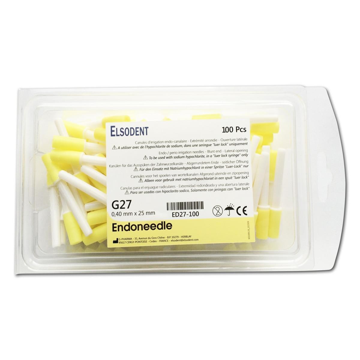 EndoNeedle - Gelb - 27G, 0,40 x 33 mm, Packung 100 Stück