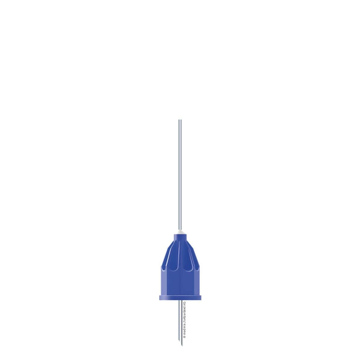 Einmal-Pastenkanülen für Zylinderampullenspritzen - Blau - 23G, 0,6 x 23 mm, Packung 100 Stück