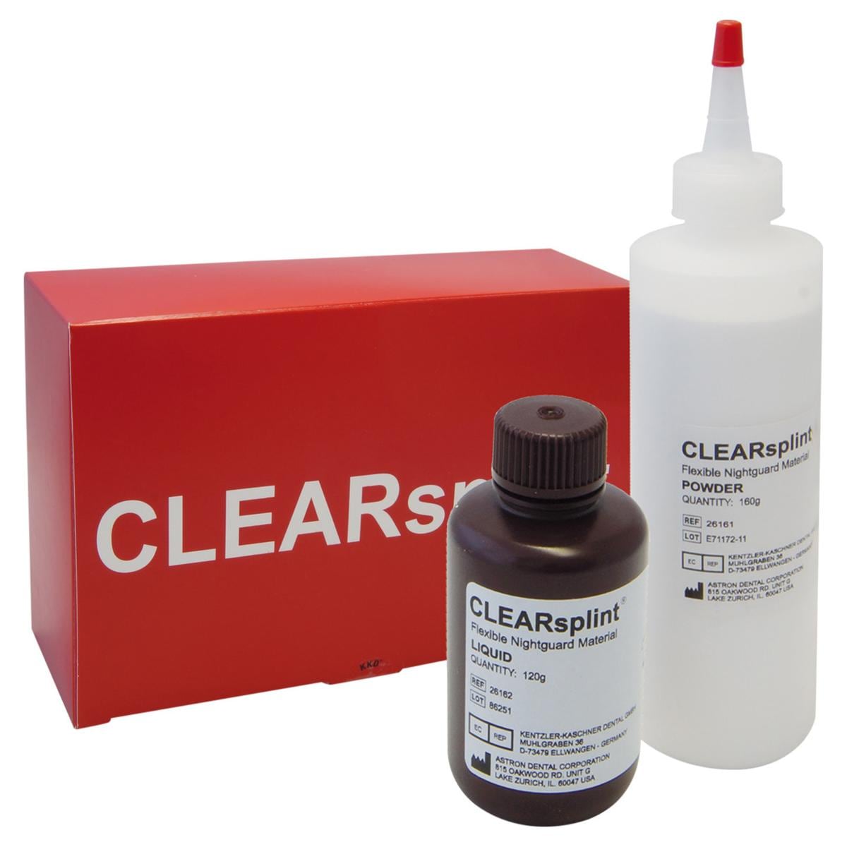 astron CLEARsplint® - Set - Packung 160 g Pulver und 120 ml Flüssigkeit