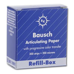 Bausch Artikulationspapier - BK 1001, blau, Nachfüllpackung für BK 01