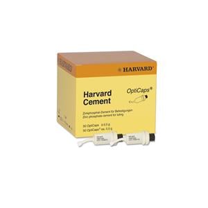 Harvard Cement OptiCaps® - Weiß / gelb, Packung 50 Kapseln