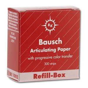 Bausch Artikulationspapier - BK 1002, rot, Nachfüllpackung für BK 02