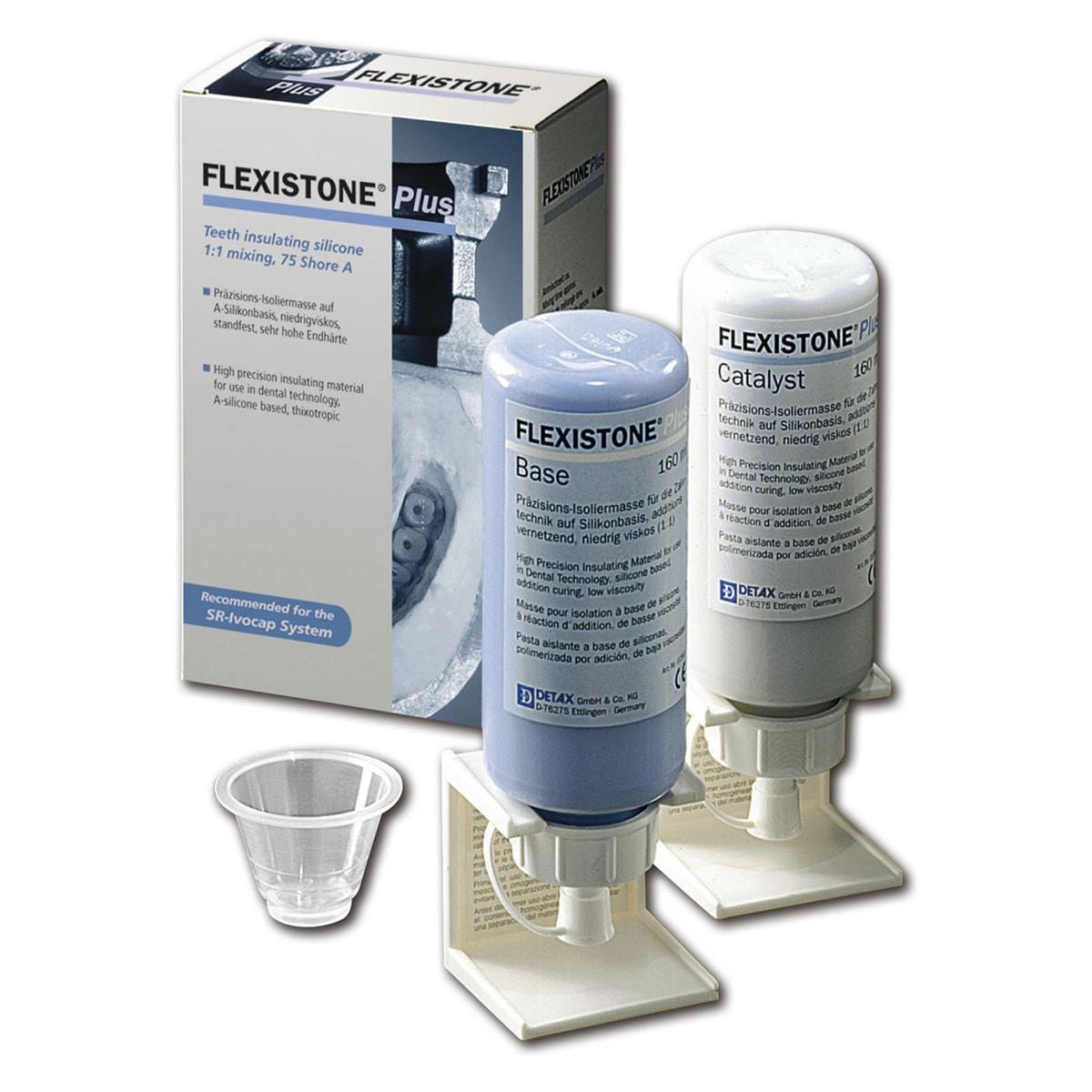 Flexistone Plus - Großpackung - Flaschen 2 x 160 ml Base und 2 x 30 ml Katalysator