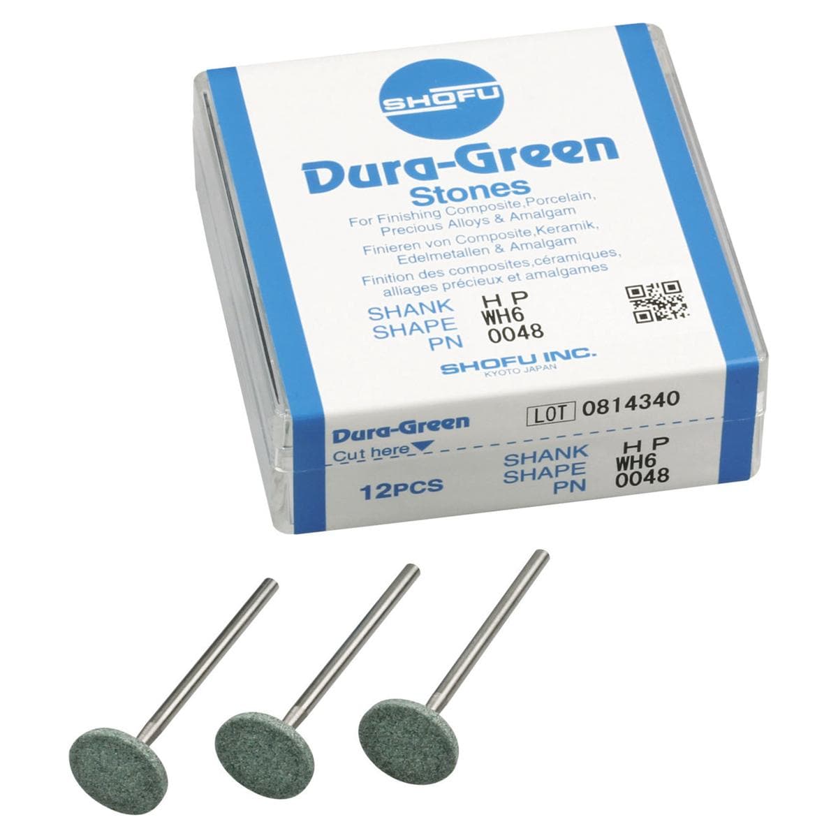 Dura-Green® Schaft H - Figur WH6, ISO 130, Packung 12 Stück