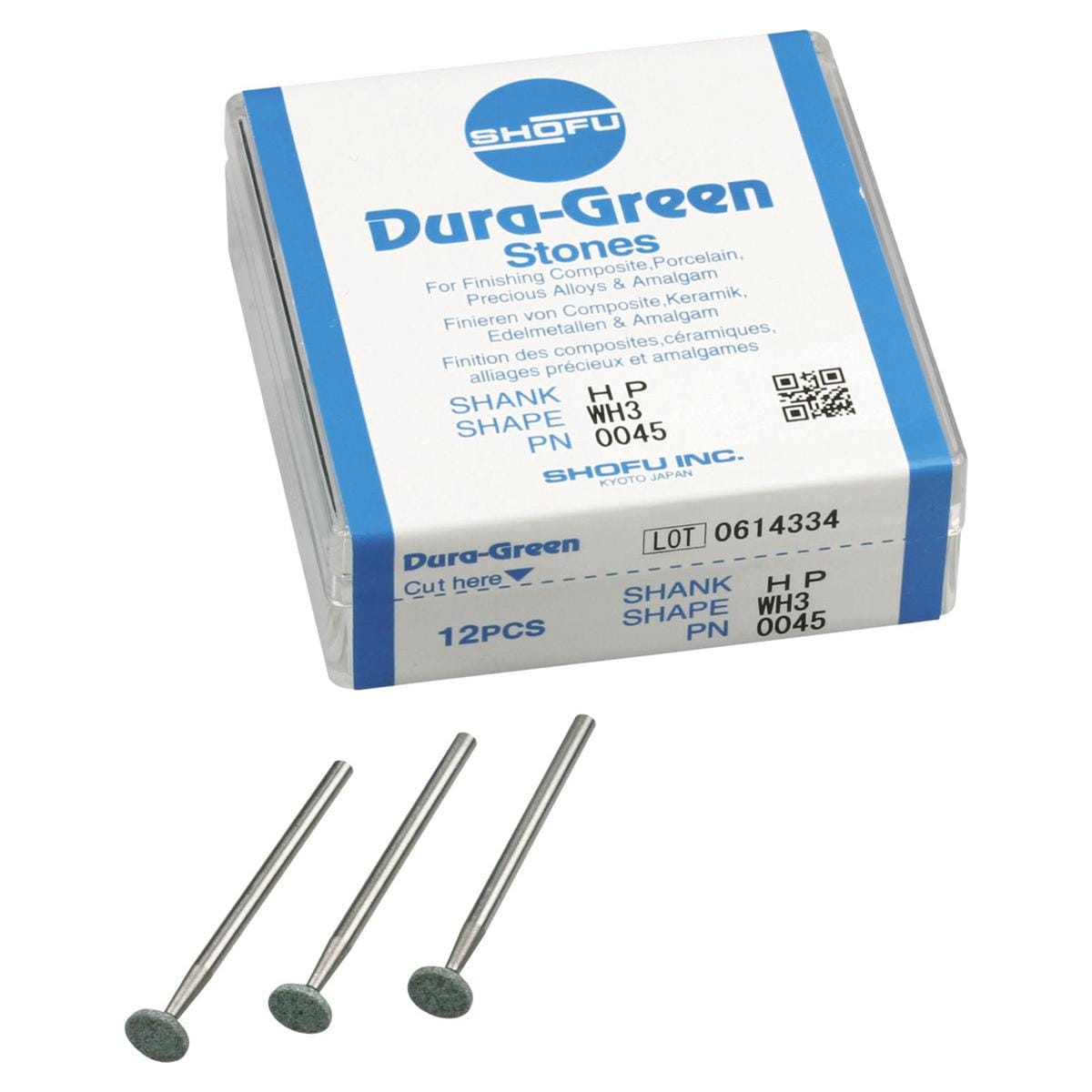 Dura-Green® Schaft H - Figur WH3, ISO 065, Packung 12 Stück