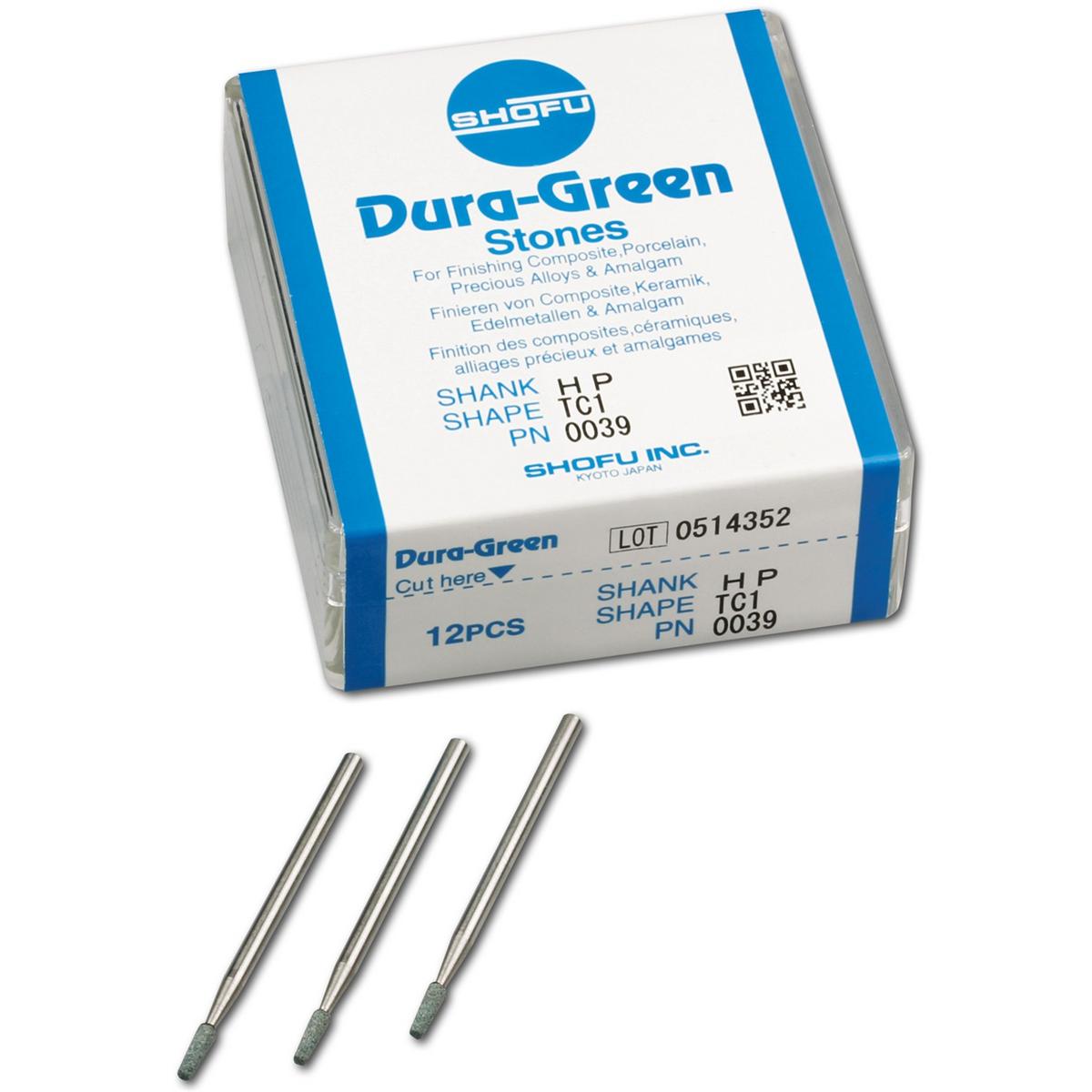 Dura-Green® Schaft H - Figur TC1, ISO 020, Packung 12 Stück
