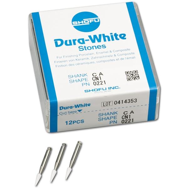 Dura-White® Schaft W - Figur CN1, ISO 024, Packung 12 Stück