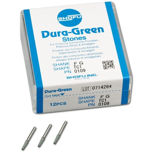 Dura-Green® Schaft FG - Figur TC1, ISO 020, Packung 12 Stück
