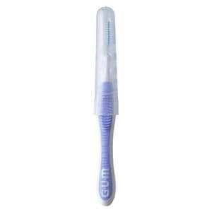 GUM® Trav-Ler® Interdentalbürsten - Hellblau, Ø 0,6 mm, Kerze, Beutel 50 Stück