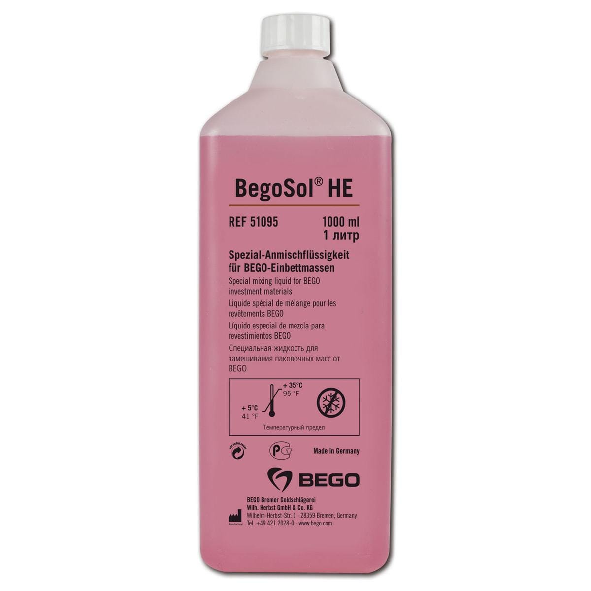 BegoSol HE Anmischflüssigkeit - Flasche 1 Liter