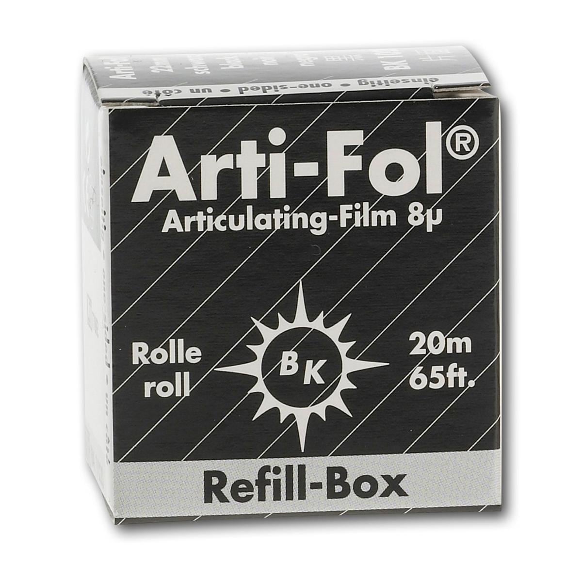 Bausch Arti-Fol® einseitig 22 mm - BK 1020, schwarz, Nachfüllrolle 20 m