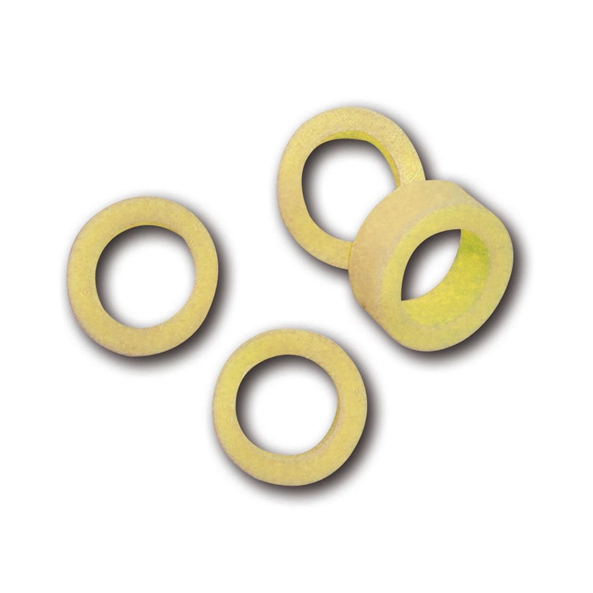 Maxi ID-Ringe - Gelb, Packung 25 Stück