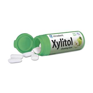 Xylitol Chewing Gum for Kids - Dose - Apfelgeschmack, Packung 30 Stück