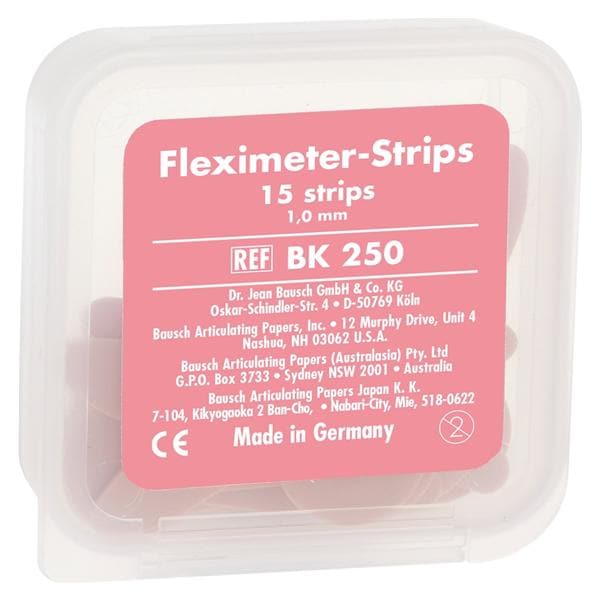 Fleximeter Strips - Nachfüllpackung - Rosa, Stärke 1,0 mm, Packung 15 Stück