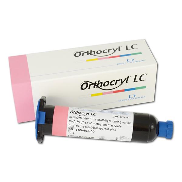 Orthocryl® LC Pulver Polymer - Rosa - Transparent, Packung 30 g