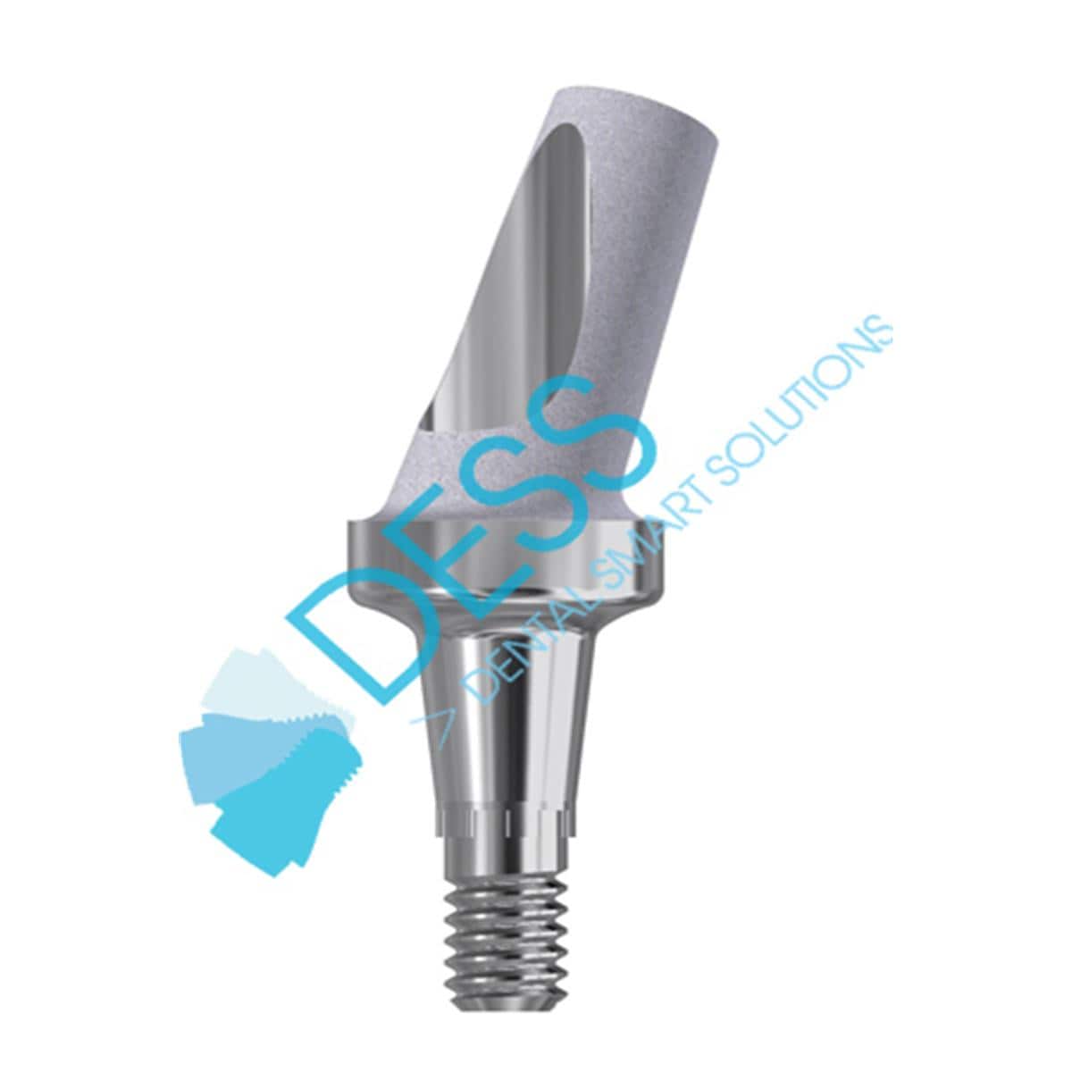 Titanabutment - kompatibel mit Dentsply Ankylos® - Höhe 1,5 mm, 25° gewinkelt, mit Rotationsschutz