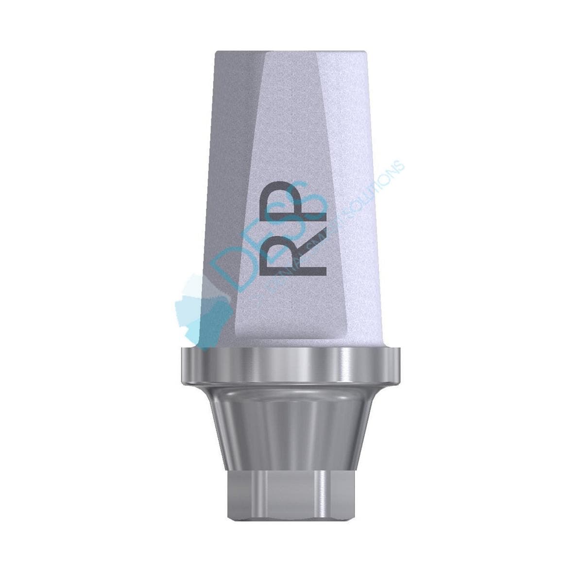 Titanabutment - kompatibel mit Nobel Active™ / Nobel Replace® CC - RP Ø 4,3 mm, 0° gewinkelt