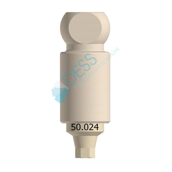 Scan Abutment auf Implantat - kompatibel mit Astra Tech™ Osseospeed™ - Aqua (RP) Ø 3,5 mm - 4,0 mm