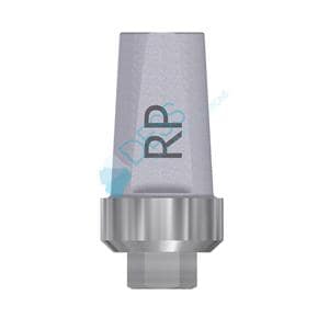 Titanabutment - kompatibel mit Zimmer Screw-Vent® - RP Ø 4,5 mm, 0° gewinkelt
