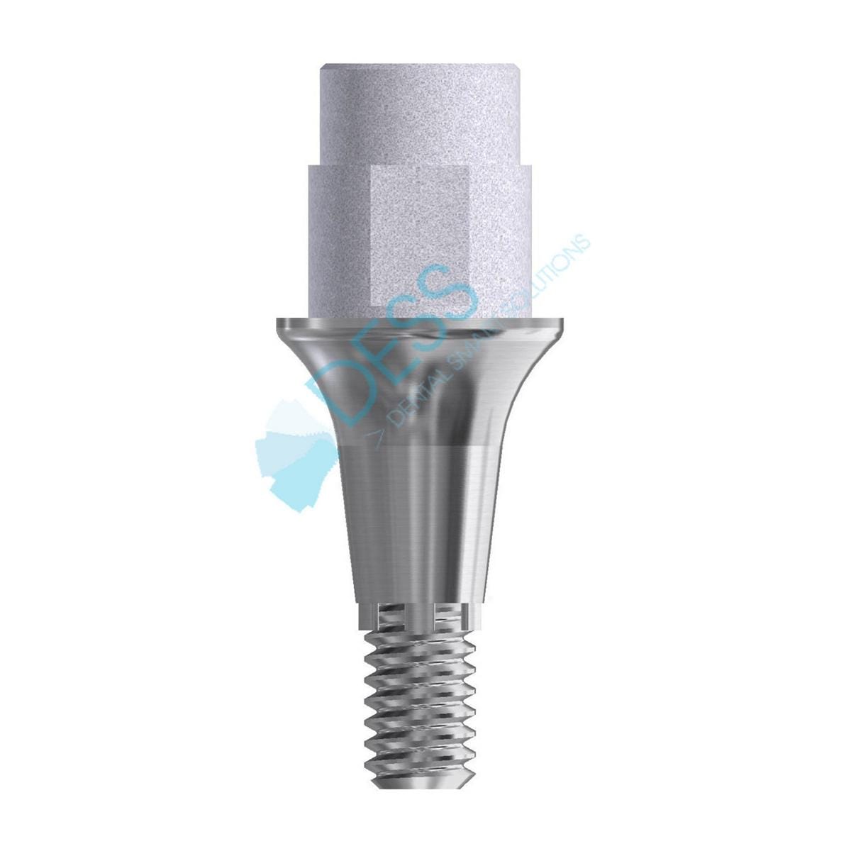Titanbase - kompatibel mit Dentsply Ankylos® - Höhe 2,0 mm, mit Rotationsschutz